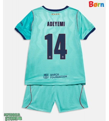 Barcelona Karim Adeyemi #14 Replika Babytøj Tredje sæt Børn 2026-27 Kortærmet (+ Korte bukser)